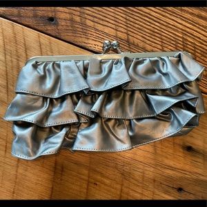 Xhilaration Silver Evening Bag